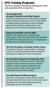 CFO Training Programs