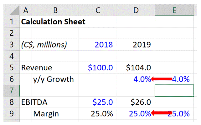 Copy and paste the input value back to the original location