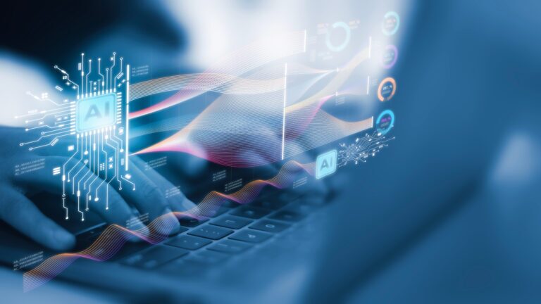 AI or Artificial intelligence concept Image description