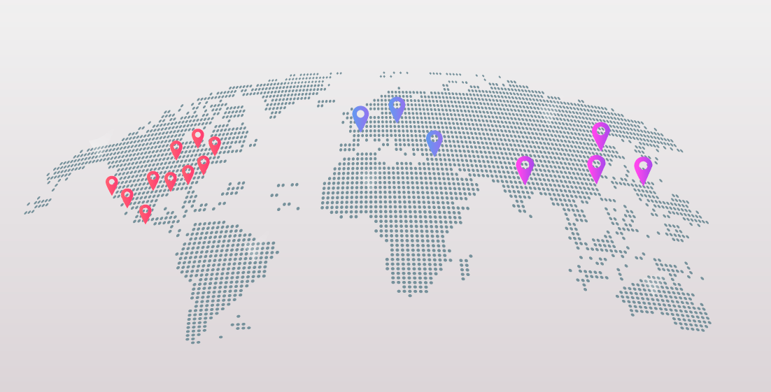 Public Course Training Locations Map