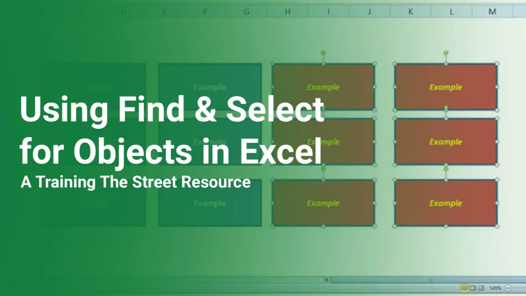 Using Find & Select for Objects in Excel