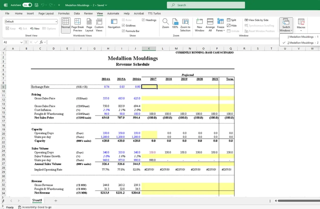 Step 1 – Create a Mirror Window of the File