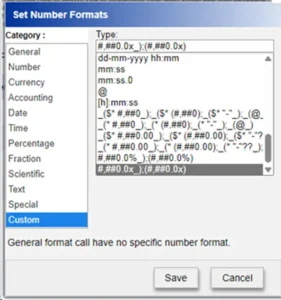 Default number format 4